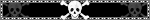 Blinkie with three skulls